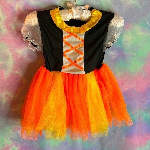 𝅺Candy Corn Baby Toddler Yellow & Orange Costume Size 12 - 24 Months - Picture 3 of 4